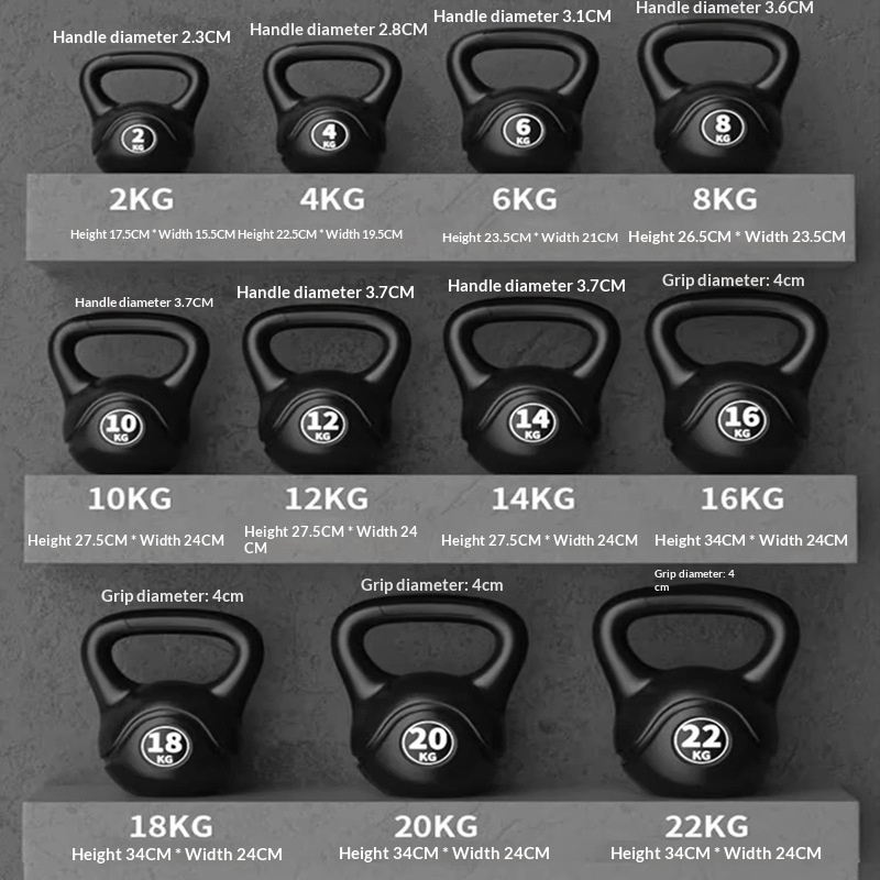 Sports Equipment Warehouse - Kettlebell 8kg z regulacją obciążenia, ergonomiczny