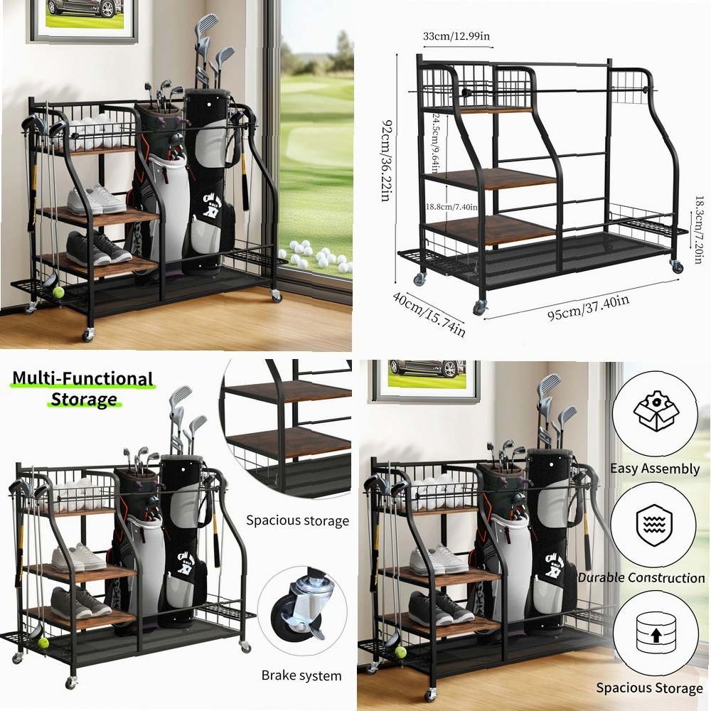 Mobilny wózek na torby golfowe – Sports Equipment Bag With Wheels recenzja i cena