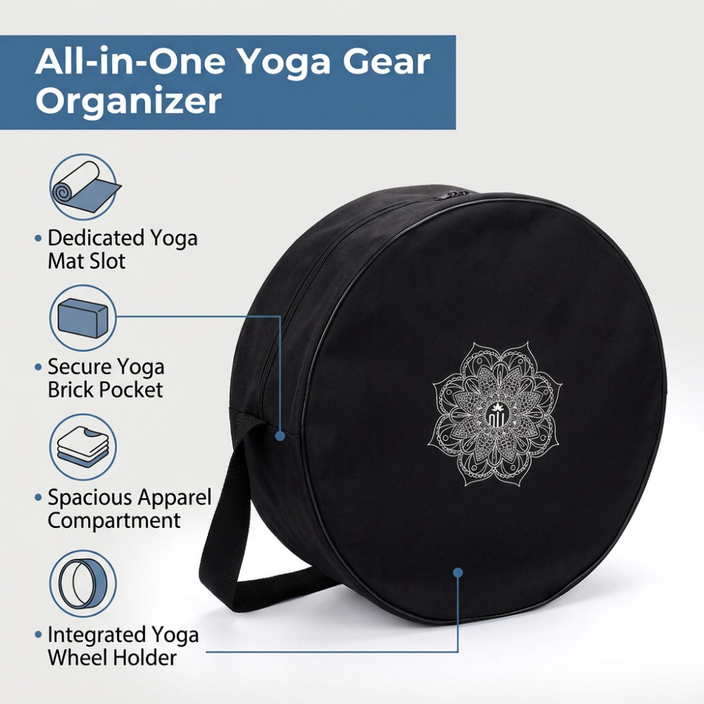 Torba na koło do jogi, nylonow – Sports Equipment Bag With Wheels recenzja i cena