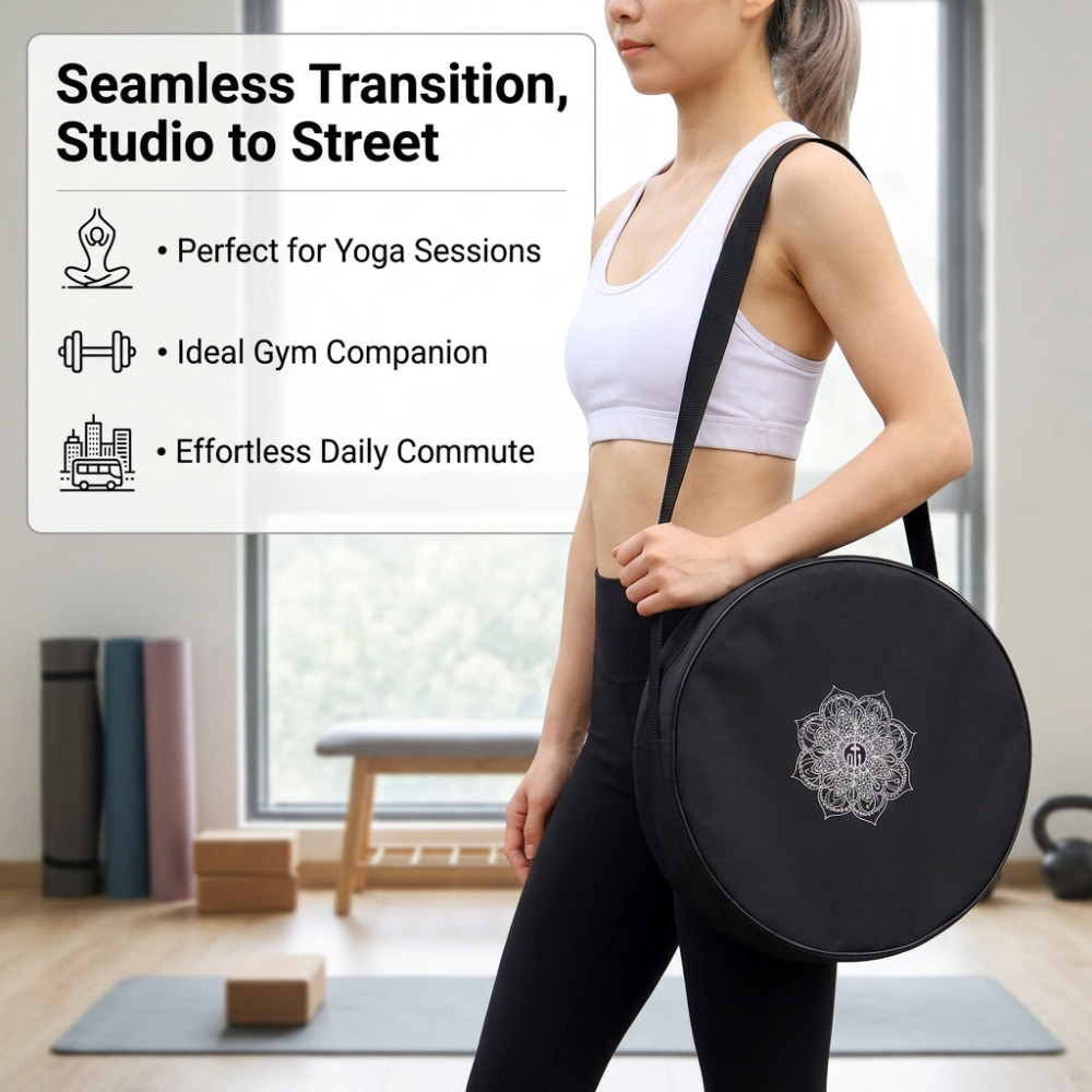 Torba na koło do jogi, nylonow – Sports Equipment Bag With Wheels recenzja i cena